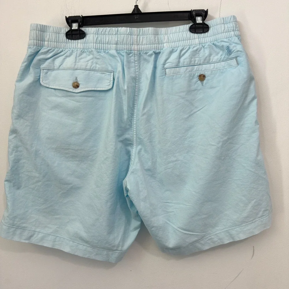 Polo Ralph Lauren Prepster Shorts Light Blue Classic Fit Mens XL Chino Coastal